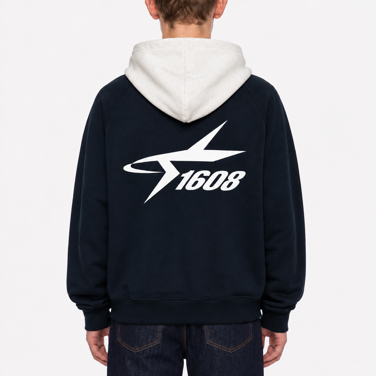 HOODIE “ÉTOILE 1608” — MARINE