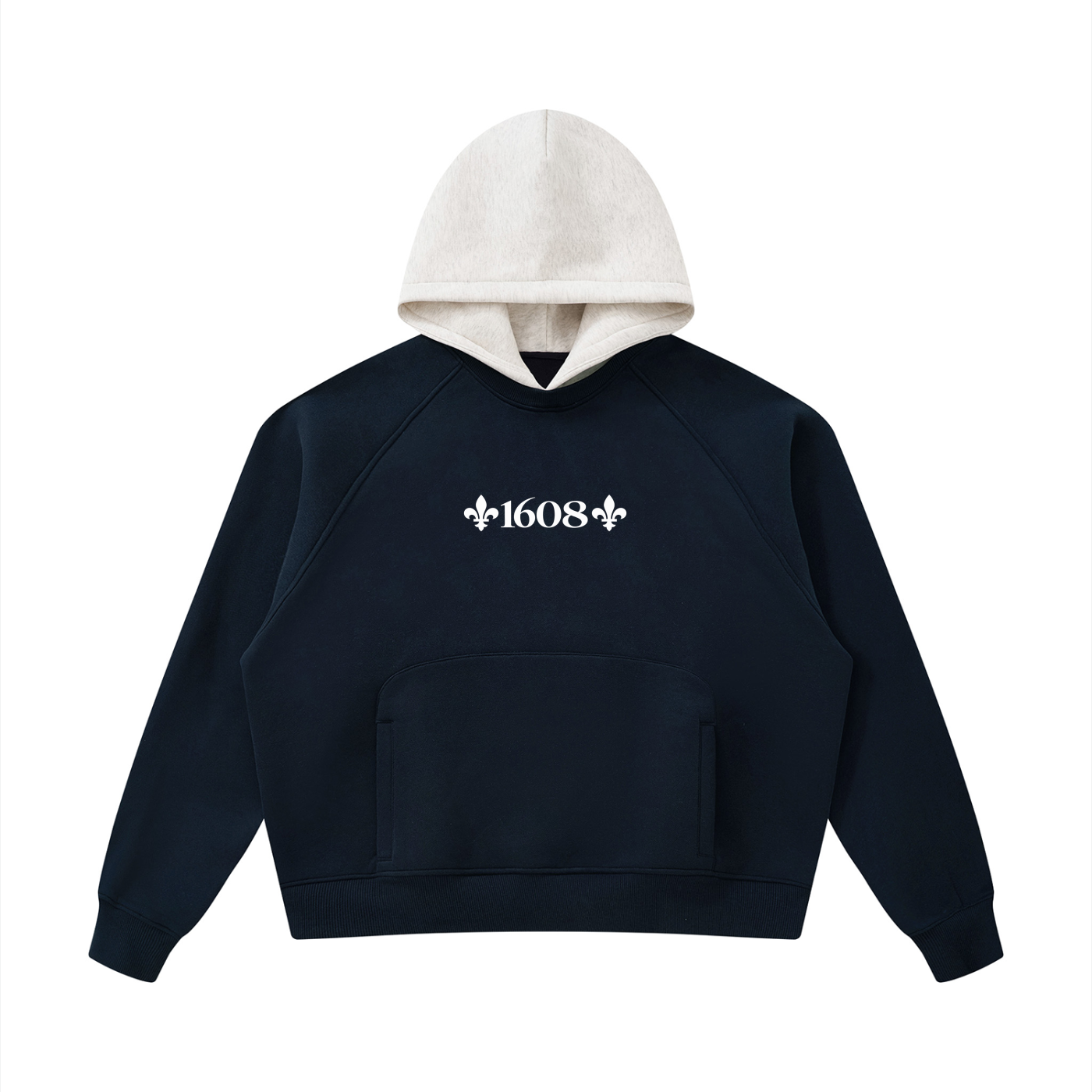 HOODIE “ÉTOILE 1608” — MARINE