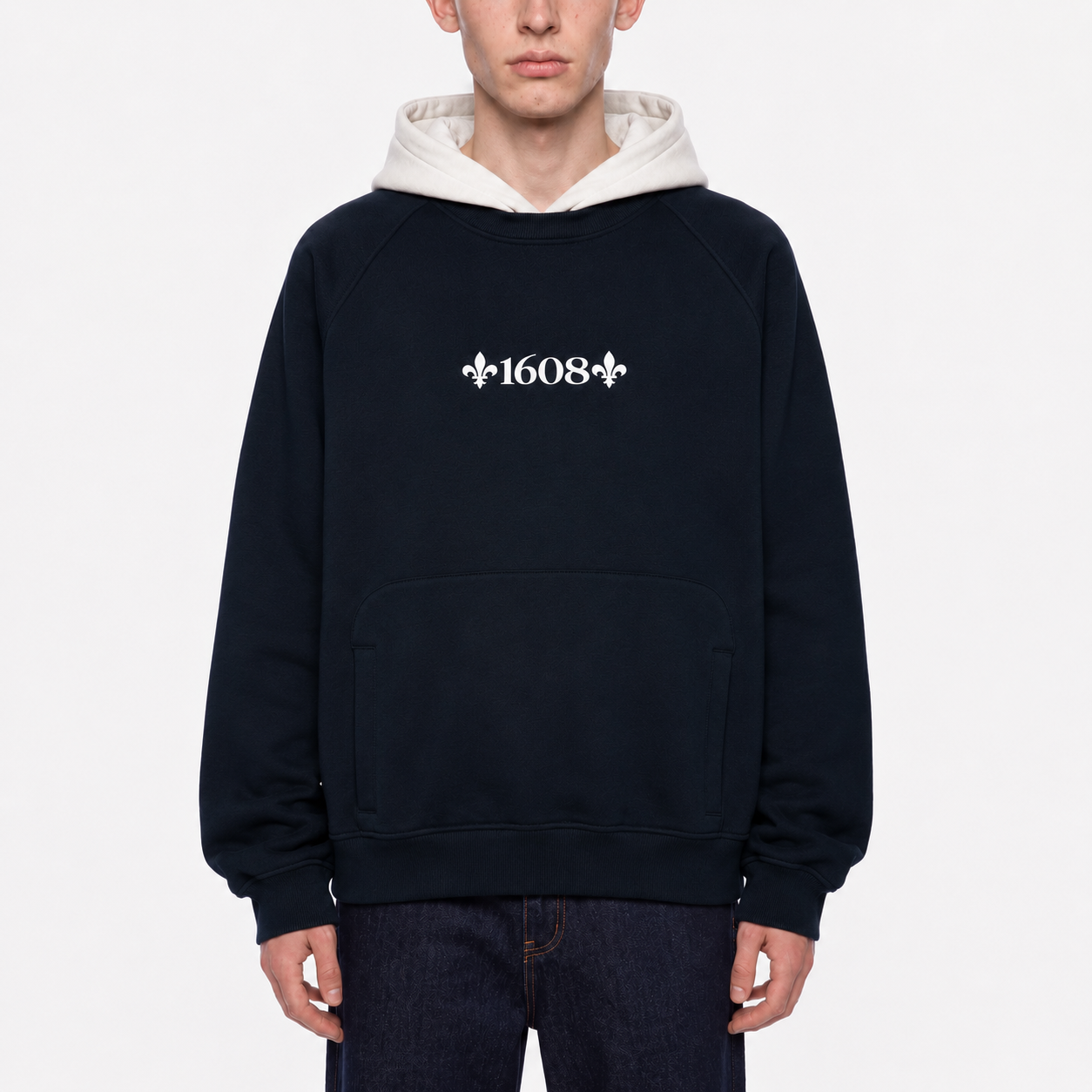 HOODIE “ÉTOILE 1608” — MARINE